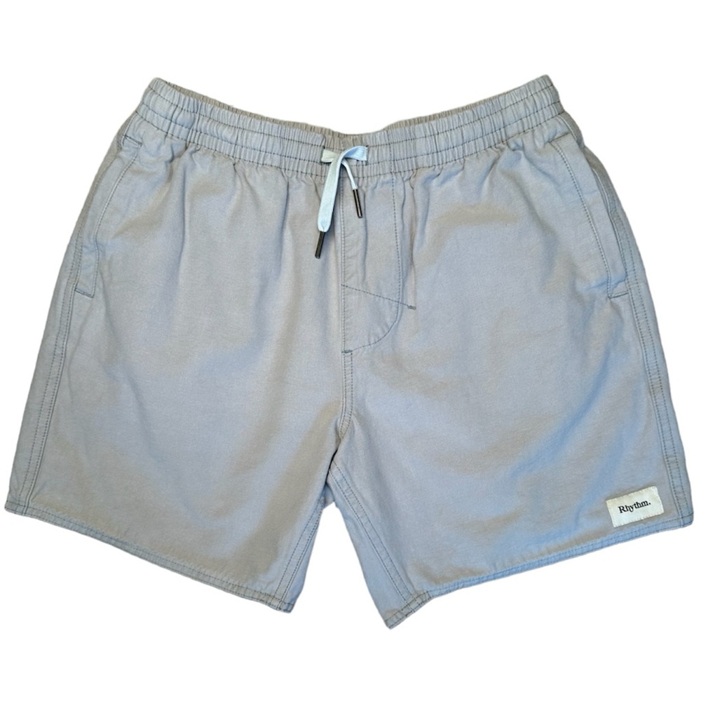 Rhythm Men's Gray Blue Shorts Casual Beach Surf Walk Shorts Waist 30